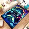 3D 80s Gamer Controller Area Rug Large,Carpet Rug for Living Room Bedroom Kitchen Decoration,Kid Play Game Non-slip Floor Mat