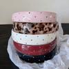 Leopard Print Acrylic Rhinestone Headbands Colorful Hair Accessories Luxury Wide Hair Hoops  Daily