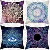 Home Decor Exotic Mandala & Mystic Eye Pattern Pillows Pattern Cushion Cover Suitable For Sofa Bedroom Car Pillow Cover