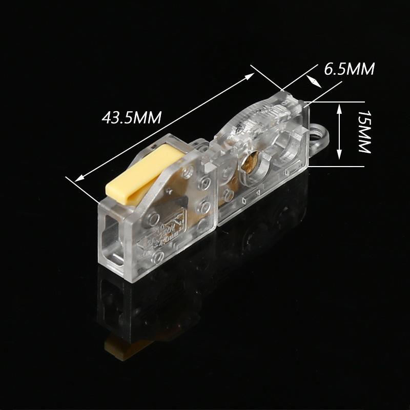 10 ШТ. бесплатный быстрозажимной клеммник для разветвления проводов специальный зажим для световой проводки без зачистки проводов