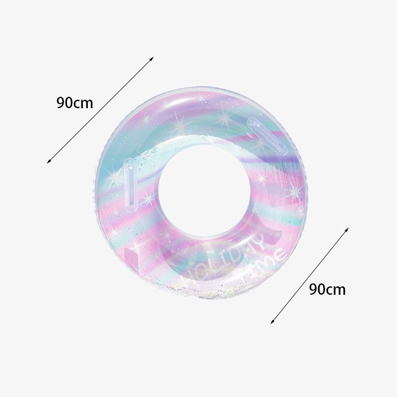 Новый блестящий детский плавательный круг с буквами для плавания ребенка, для младенцев, для мужчин и женщин, с ручкой, защита от переворачивания