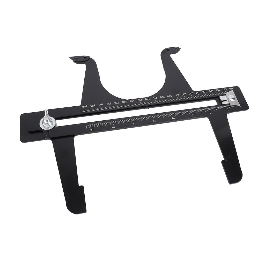 Инструмент для сброса тормозов, калибр 6,5–14,25 дюйма, двойная шкала, нержавеющая сталь, тормозной барабан, измерение и сброс T