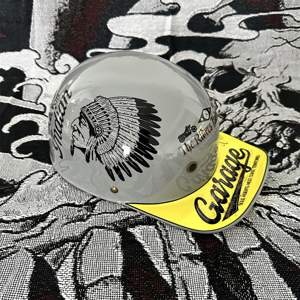 Мото Ретро Бейсбольный Шлем Мотоциклетный Шлем Скутер Мужской и Женский Уличная Мода Половинный Шлем