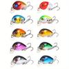 10pcs Minnow Fishing Lures, Crankbait Hard Bait, Artificial Wobbler Bass Bait, Fishing Accessories