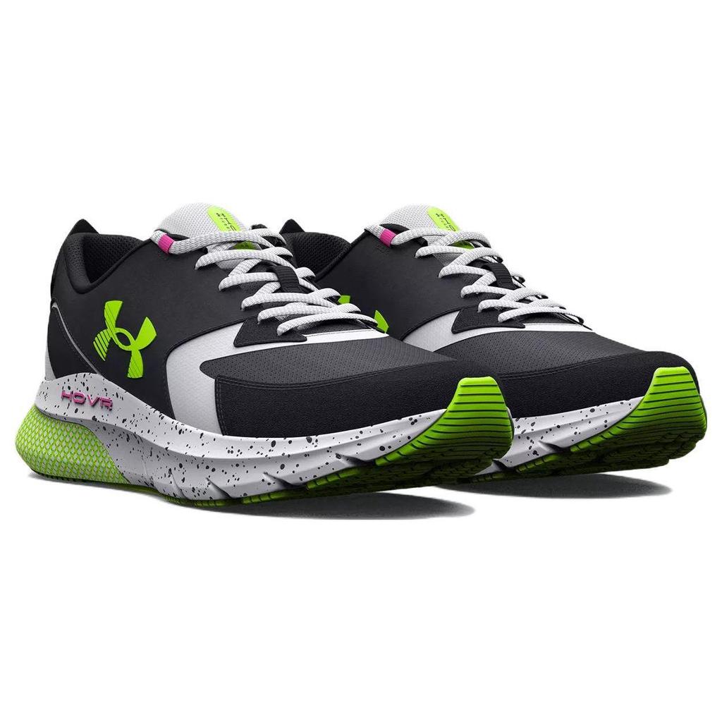 Under Armour Мужские беговые кроссовки HOVR Turbulence Черный Лаймовый Всплеск 3026137-003