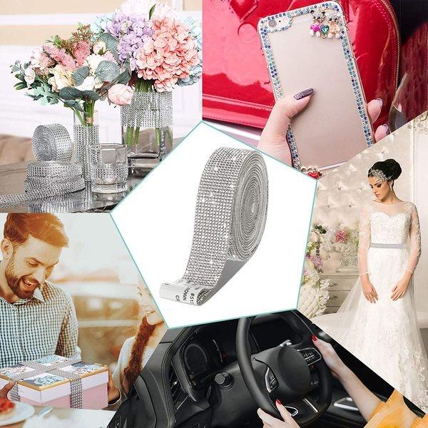 12 стразов X 1 ярд самоклеящаяся лента со стразами DIY Декор наклейки для рукоделия DIY Декор HMM