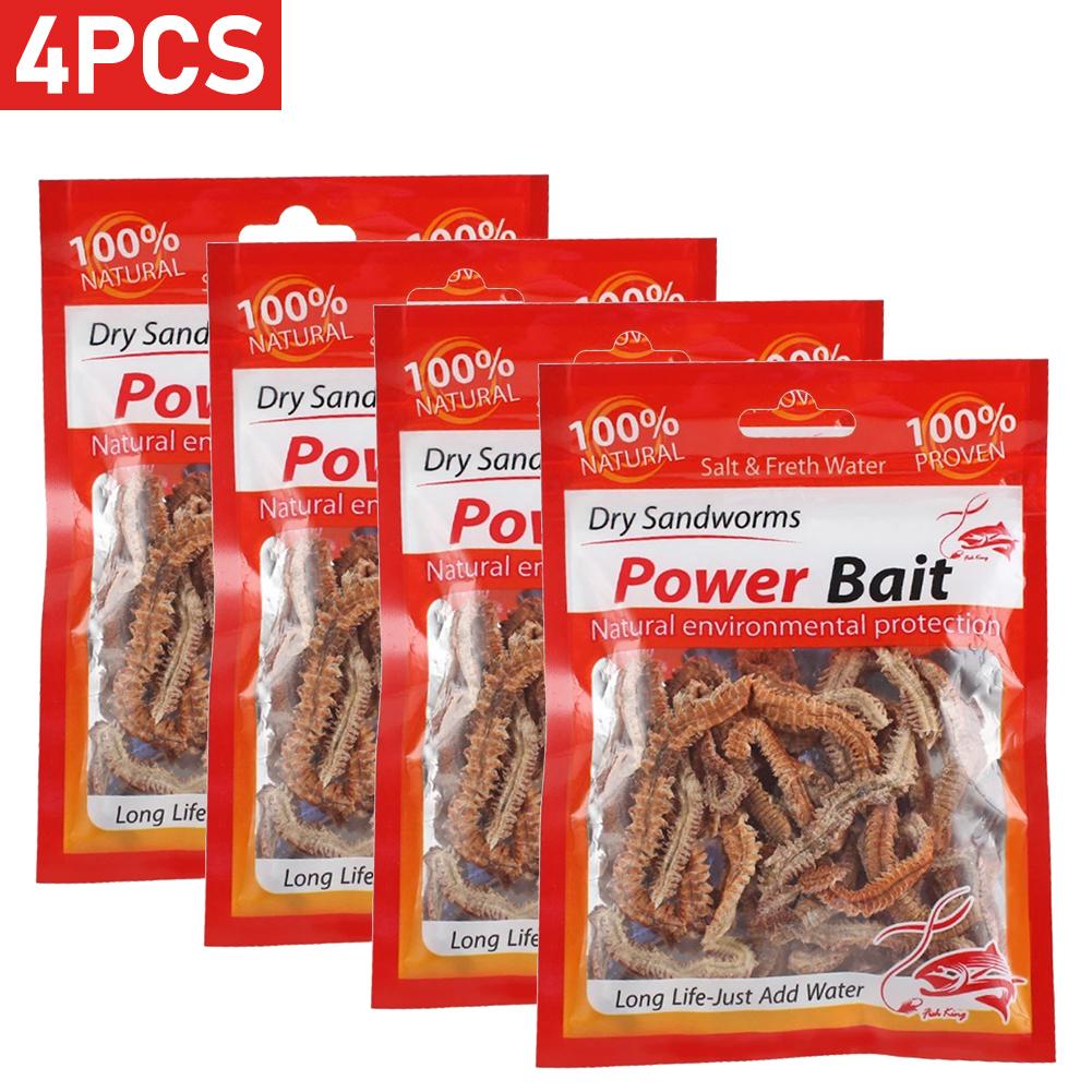 Lifelike Dry Lugworm Sandworms Fishing Lures Saltwater Freshwater Feeder Sea Fishing Worms Smell Soft Artificial Bait Lures