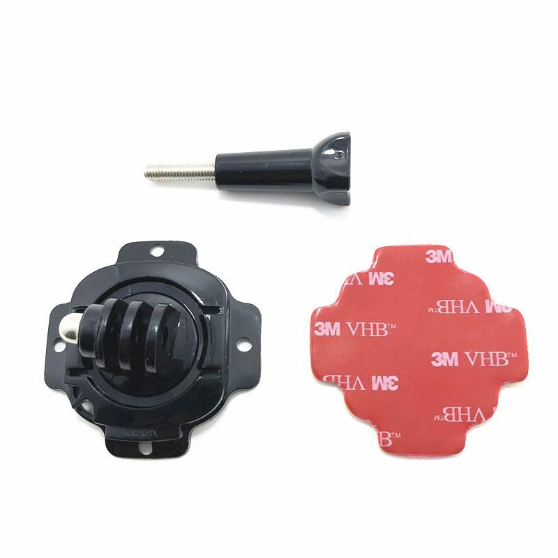 Helmet Base Curved Surface Stickers For GoPro Hero 12 11 10 9 8 7 6 5 4 Insta360 X2 X3 SJCAM DJI Osmo Action Camera Accessories