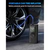 Tire Inflator Portable Air Compressor, 150PSI Cordless Tire Inflator, Auto-Off & LED Light, 10000MAh Battery Powered Bike Pump With Gauge For Car,