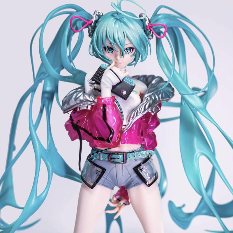 24cm Anime Idol Hatsune Miku Kawaii Girl KO Action Figures Dance Animation Model Exquisite Desktop Decoration Trendy Toys Gifts