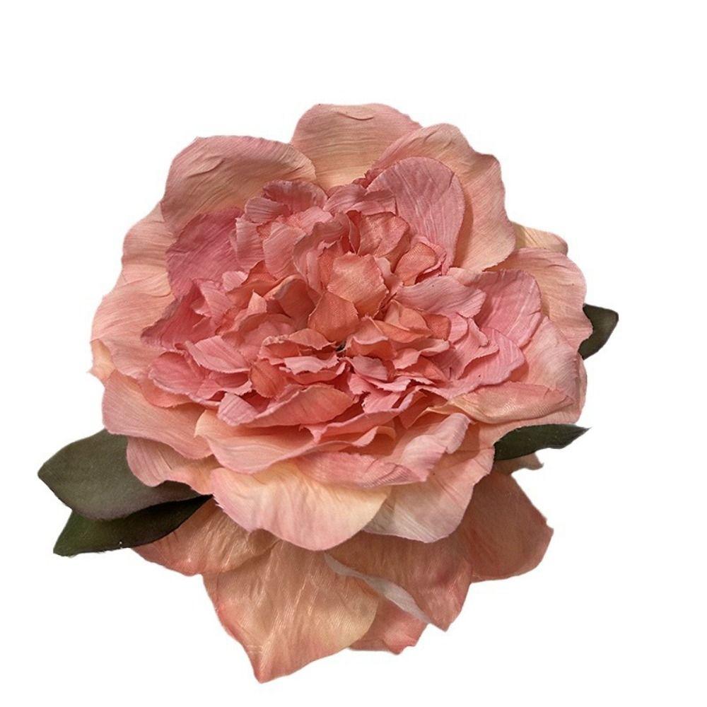 Цветок Искусственный Цветок Заколки для Волос Богемия Боковые Заколки Пион Цветок Заколка для Волос Женщины