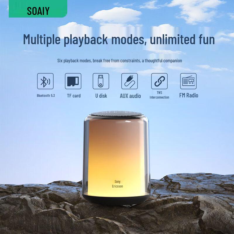 Soaiy Portable Bluetooth Speaker