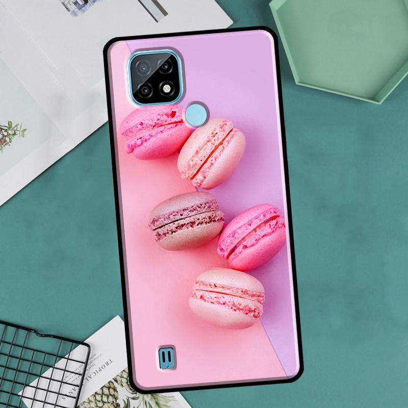 Десерт торт макароны милый для OnePlus 10 Pro 9 Pro 8T 9R Nord2 чехол для Realme 9 8 Pro 8i 9i C35 GT Neo 2 3 Master