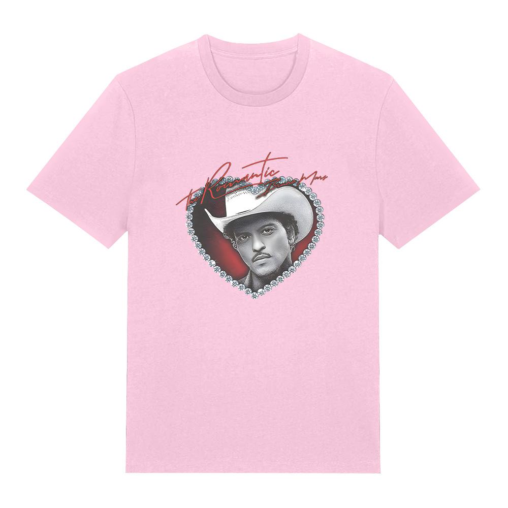 Bruno Mars Win Your Heart Tour Tee Vintage Graphic Print T Shirt Women Men Street Style Short Sleeve Tee Cotton Top