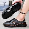 Fashion Men Trend New Summer Slippers EVA Soft Bottom Cloud Slides Light Beach Shoes Male Suitable Indoor and Outdoor