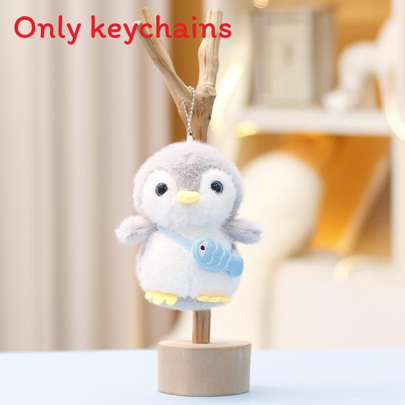 Plush Penguin Toy Keychain With Soft Short Plush For Girls Gift And Bag Decoration