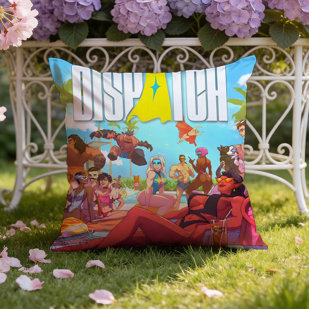 Игровой чехол на подушку D-Dispatch для дома и автомобиля, двусторонний: Двусторонняя конструкция для максимального комфорта