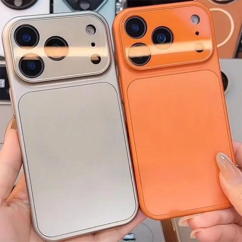 Ультратонкий чехол-бампер из матового стекла Air для iPhone 16 Pro Max