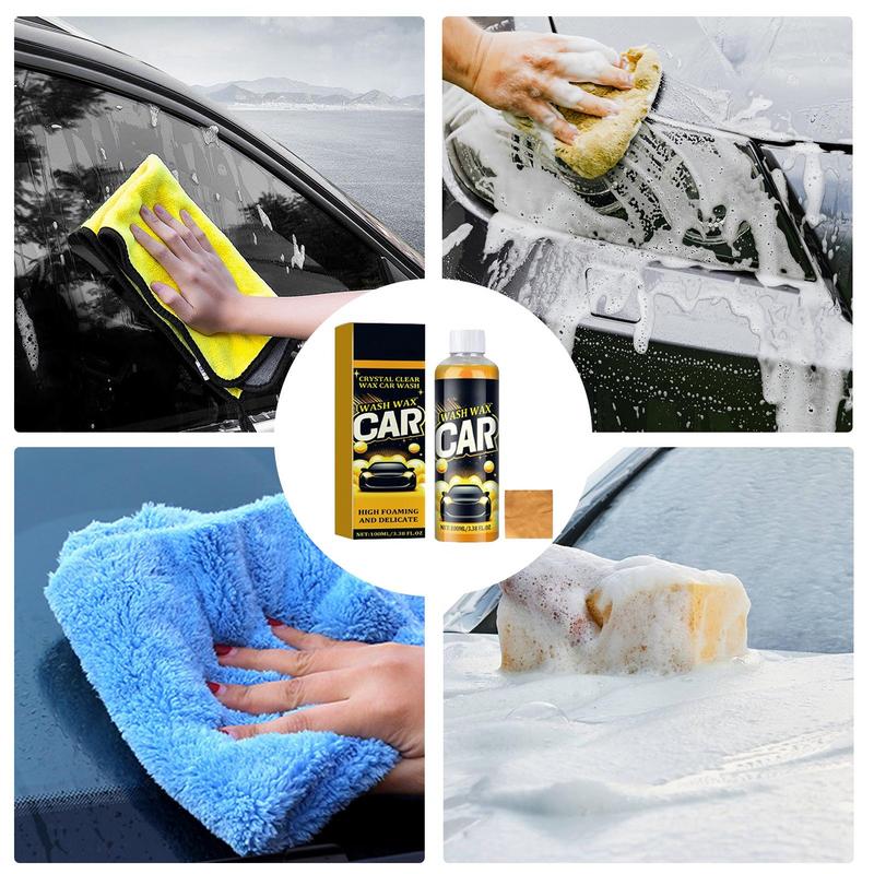 Пенный очиститель 100 мл Многофункциональный пенный очиститель для салона автомобиля Универсальный пенный очиститель для автомобиля с чистящей салфеткой Мощный