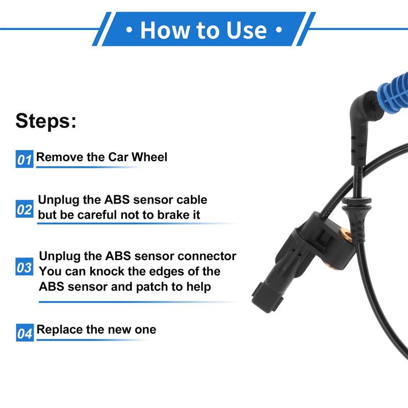 34526792896 34526752682 Датчик скорости вращения колеса ABS передний правый для 2001-2008 Bmw E46 E85 320I 325Ci 325I 330Ci 330I M3 Z4 Автозапчасти