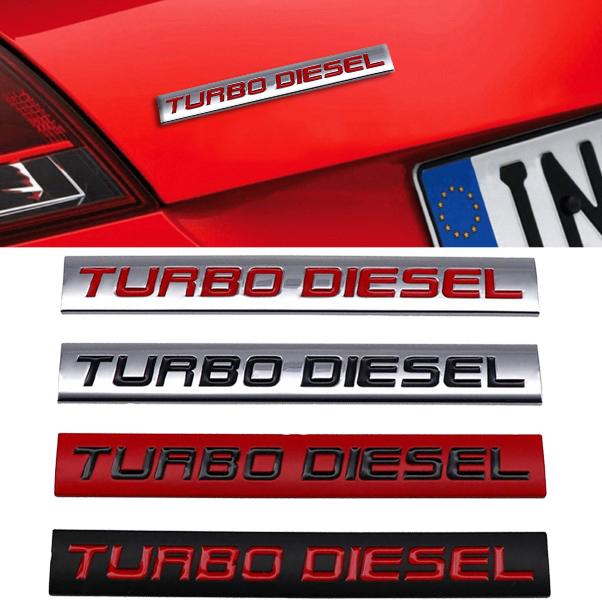 Боковая наклейка на кузов автомобиля Задняя декаль Шильдик Логотип Turbodeisel для VW Infiniti Chevrolet Land Rover JEEP MINI Lexus Honda Subaru Toyota