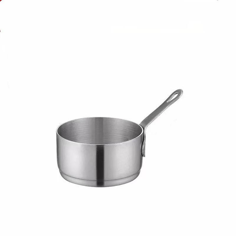 1PC Mini Stainless Steel Sauce Pan 60ml/80ml/125ml Small Saucepan Pot Gravy
