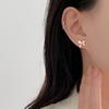 Серьги-бантики из французского жемчуга для женщин, новый стиль, легкие серьги класса люкс