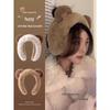 Winter Bear Cycling Windproof Plush Fleece Earmuffs - Women's Cold-Proof Thick Earband