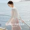 French thin long-sleeved knitted cardigan