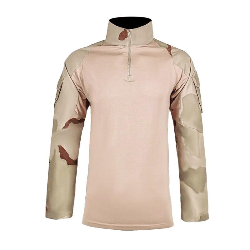 Рубашки с длинным рукавом CP Рубашка Рипстоп Хлопок Тренировочный Камуфляж Уличные Футболки Мужская Одежда