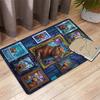 Cybernetic Capybara Collection Pattern Rug Floor Mat for Living Room or Bedroom Soft and Comfortable Carpet a Gift for Birthday and Holiday.