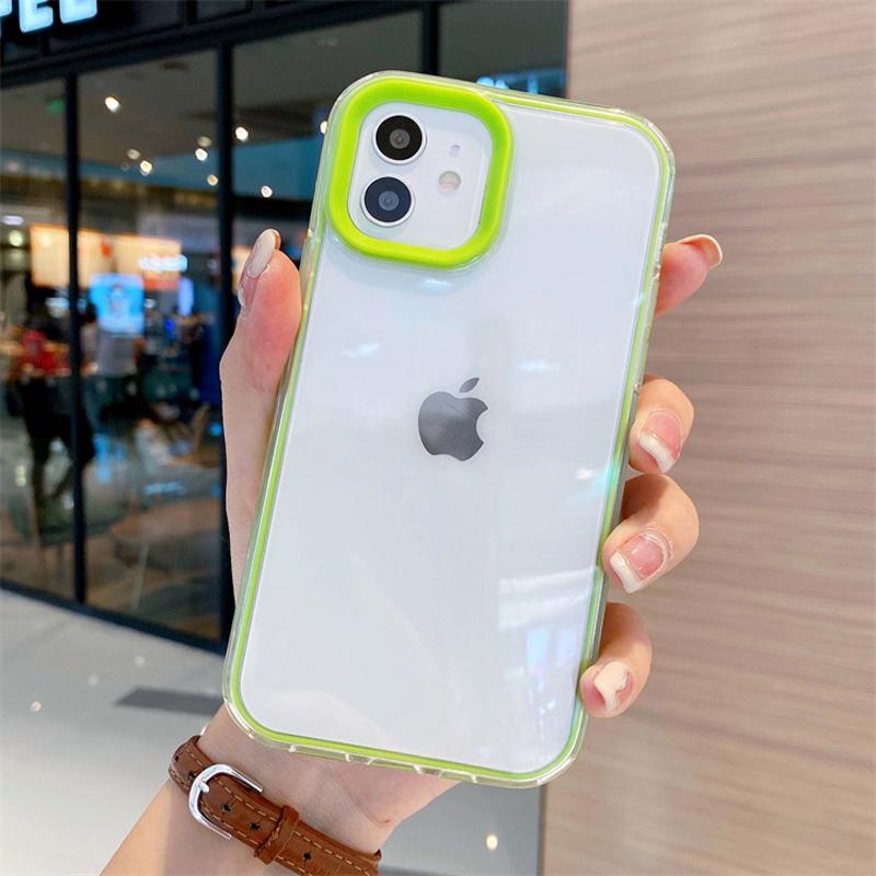2023 3 in 1 clear Bumper Shockproof case Logo Print Mobile Cover Custom Phone case for iphone 14 Pro Max
