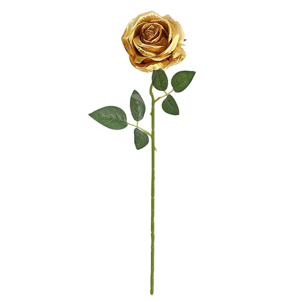 1 PC Artificial Flowers with Faux Stems Realistic Roses Bouquet Floral Wedding Bouquet for Wedding Centerpiece Home Party Decor