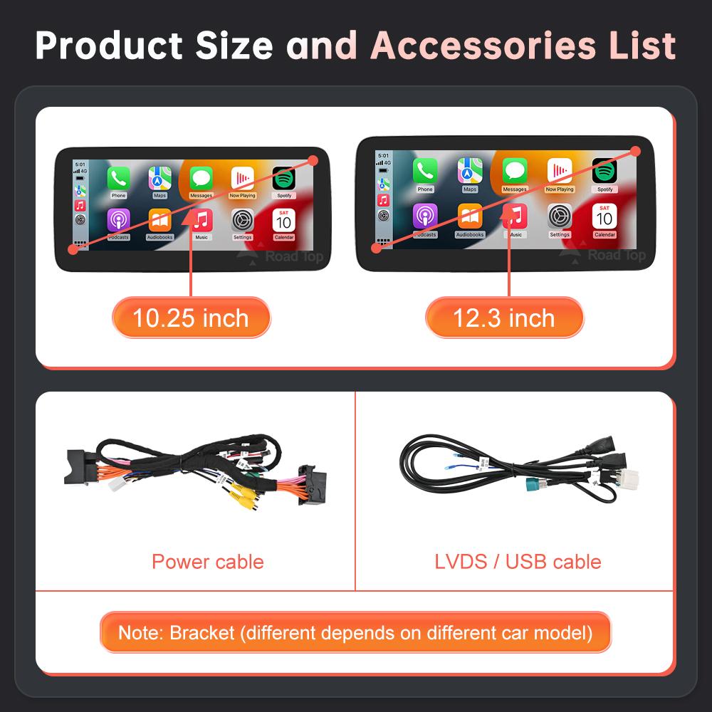 Linux мультимедийный экран беспроводной CarPlay Android Auto для Mercedes-Benz W205 W176 GLC ACV Class W447 CLA GLA 2015-2018 NTG5.0