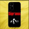 Чехол для телефона S-Sopranos для Samsung S24, S21, S22, S23, S30, Ultra, S20, Plus, Fe, Lite, Note, 10, 9, 5G Черный Мягкий Чехол