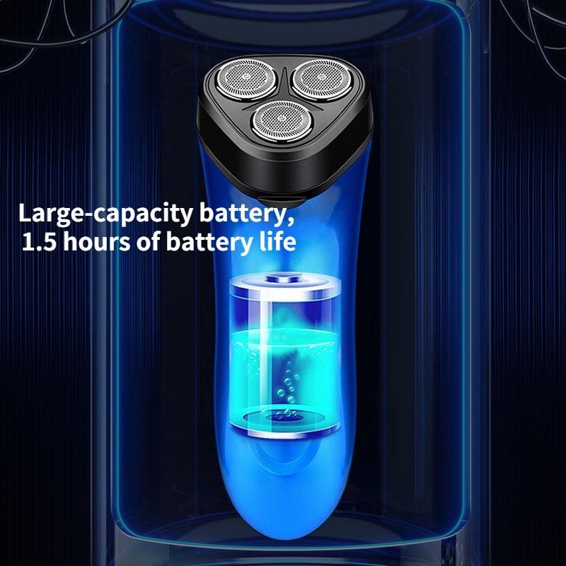 Новая электробритва, USB аккумуляторная бритва, мужская портативная бритва, бритва с тремя головками