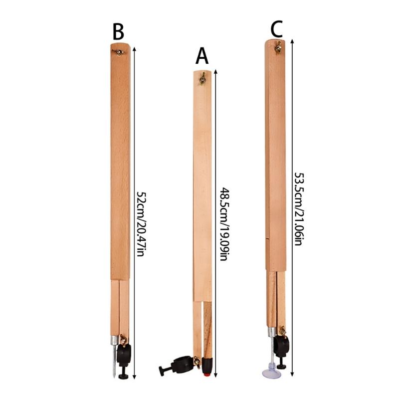 Adjustable Drawing Compass Large Wood Compass Math Teaching Aid Geometry Drawing Tool For Classroom Chalkboard