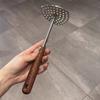 Small Hole Potatoes Masher Wooden Handle Kitchen Tool Hand Tool Avocado Masher  Kitchen