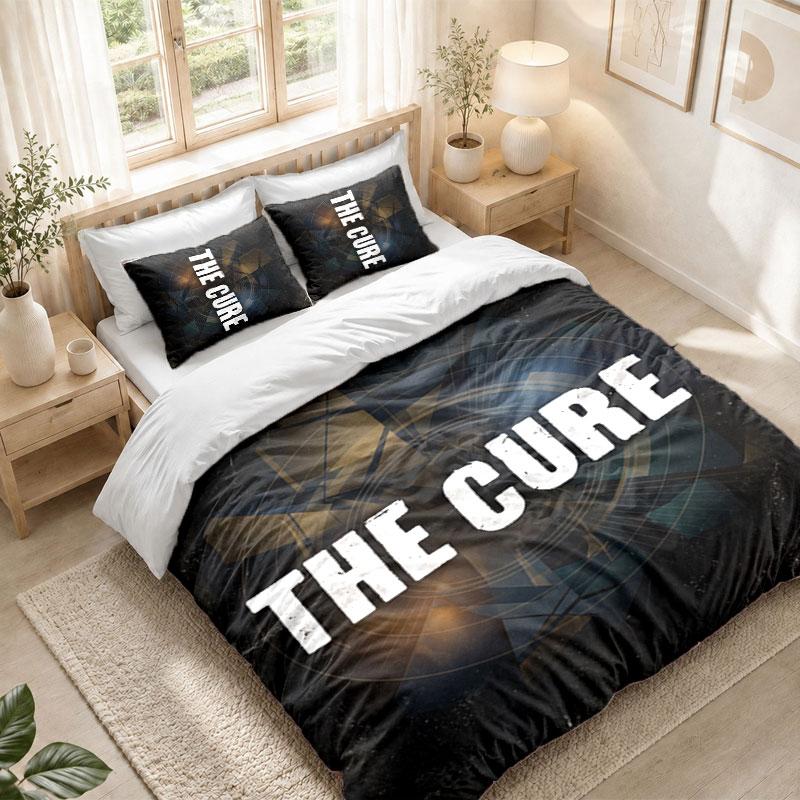 Комплект постельного белья 1 пододеяльник 2 наволочки Принт The Cure Спальня Домашний декор