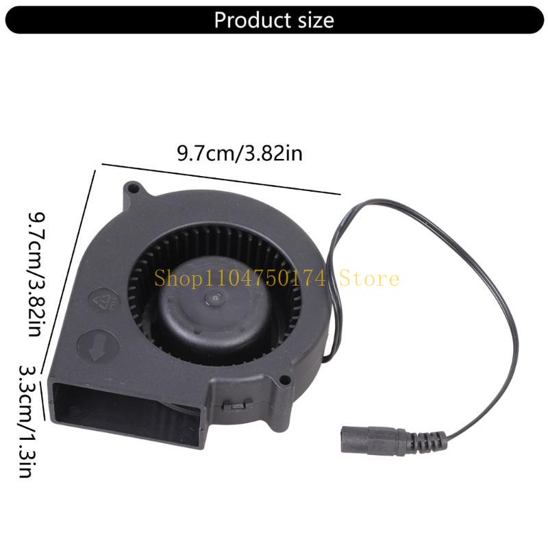 Compact Design Energy Efficient 97mm 7000RPM 12V 2.94A Blower Fan Low Noise for Automotive Cooling and Crafting top sale