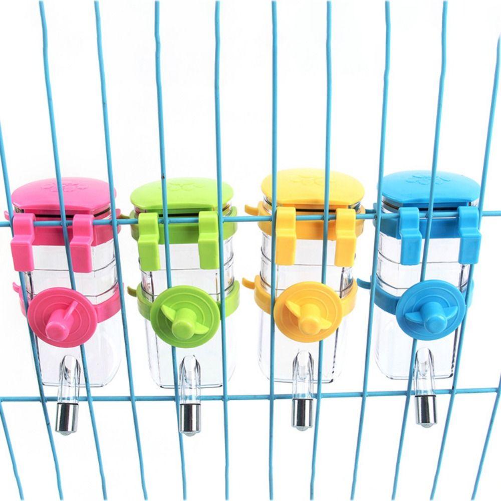 Automatic Pet Water Dispenser 350/500ML Pet Cage Water Bottle Pet Hanging Drinking Bottle Pet Cage