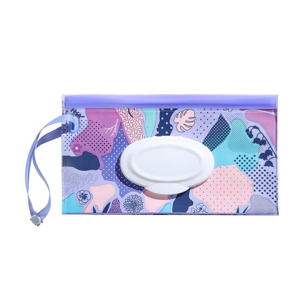 EVA Baby Wet Wipe Pouch Симпатичная застежка-липучка Многоразовая сумка для влажных салфеток Коробка для салфеток с откидной крышкой Многоразовая сумка для влажных салфеток Полезная коробка для салфеток