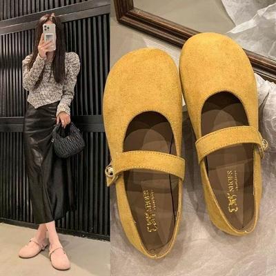 Туфли-лодочки на плоской подошве с неглубоким вырезом, летние новые, с мягкой подошвой, туфли бабушкины, под юбку, туфли Дуду, женская обувь