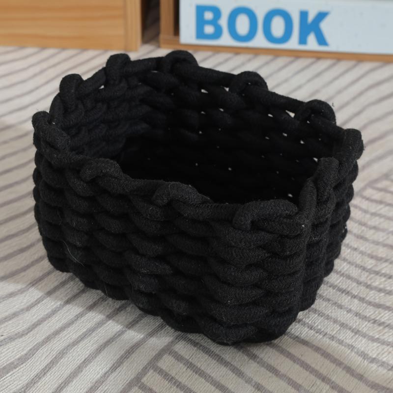 Плетеная корзина для хранения из веревки - Натуральный джутовый органайзер для ванной, стола, многофункциональное решение для хранения, органайзеры и хранение для ванной