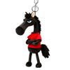 Horse Doll Plush Keychain Soft Velvet 3D Stuffed Animal Charm Backpack Handbag Keys Locker