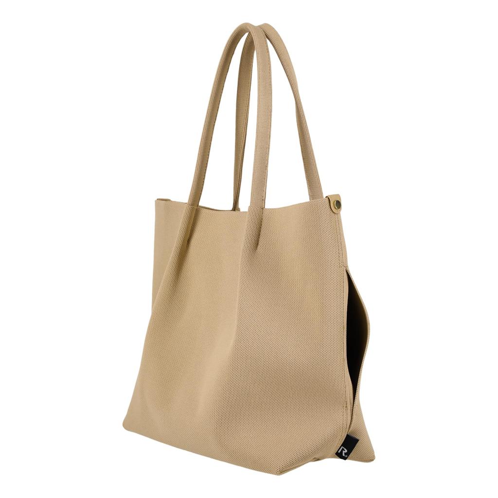 1145 Горизонтальная моющаяся сумка из трикотажного материала LT Medium [Rootote] Женская Ruful-A (02 Бежевый)