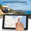 9'' Car Truck GPS Navigation Free Lifetime Maps 8GB 256MB Navigator Sat Nav