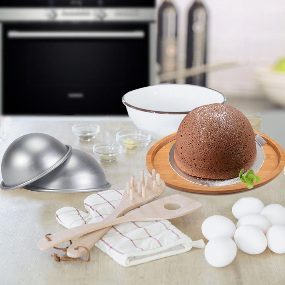 Aluminum Dome Cake Pan Non-Stick Semicircle Cake Pan Mini Dessert Mold Pudding Making