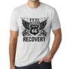 Men’s Vintage Tee Shirt Graphic T Shirt Feel The Recovery Vintage White