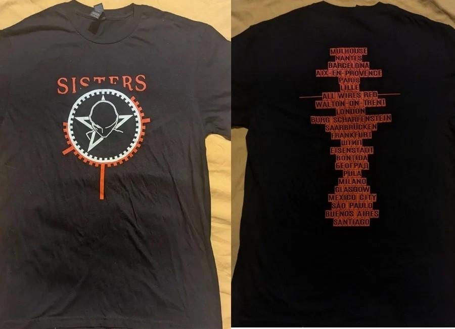 The Sisters Of Mercy 2025 Tour short sleeve black 2 side shirt reprint AN55245